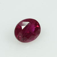 0.96 Cts Natural Burma Ruby Loose Gemstone Oval Cut