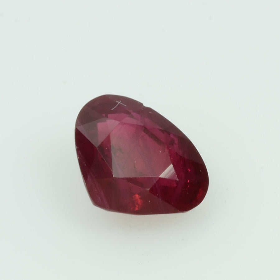 0.93 cts Natural Burma Ruby Loose Gemstone Pear Cut