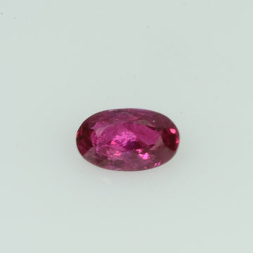 0.25 Cts Natural Burma Ruby Loose Gemstone Oval Cut