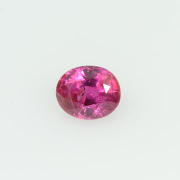 0.34 Cts Natural Burma Ruby Loose Gemstone Oval Cut