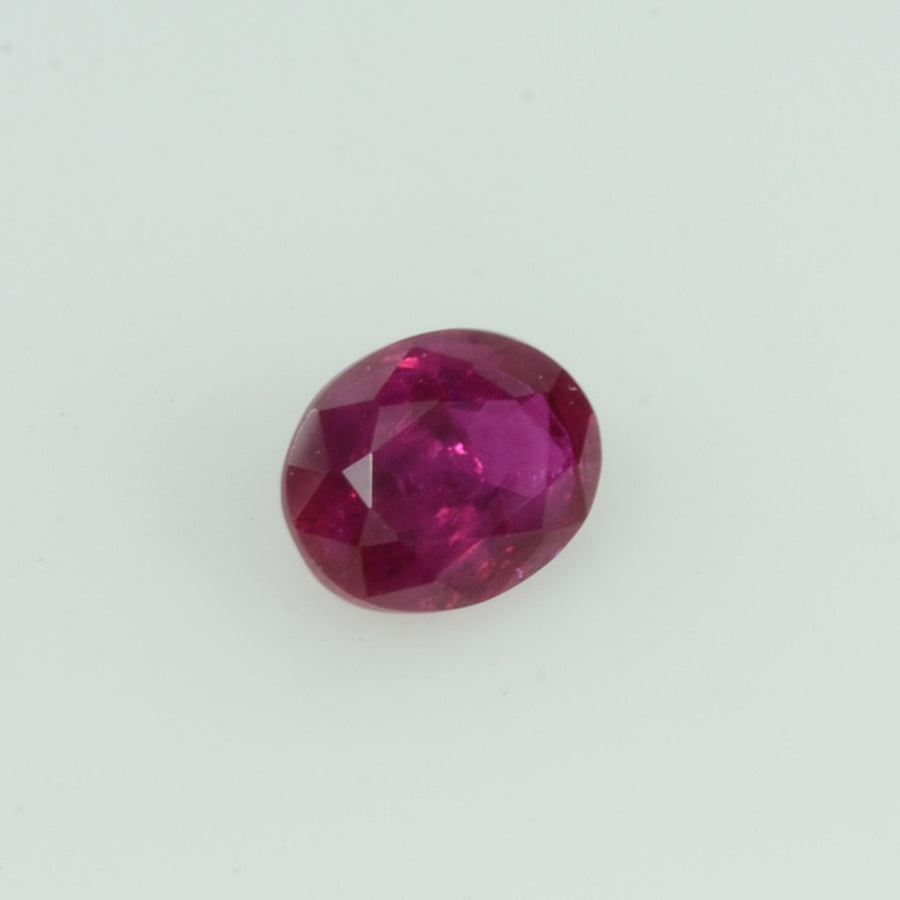 0.37 Cts Natural Burma Ruby Loose Gemstone Oval Cut