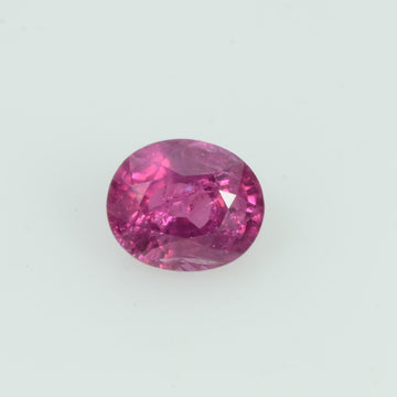 0.33 Cts Natural Burma Ruby Loose Gemstone Oval Cut