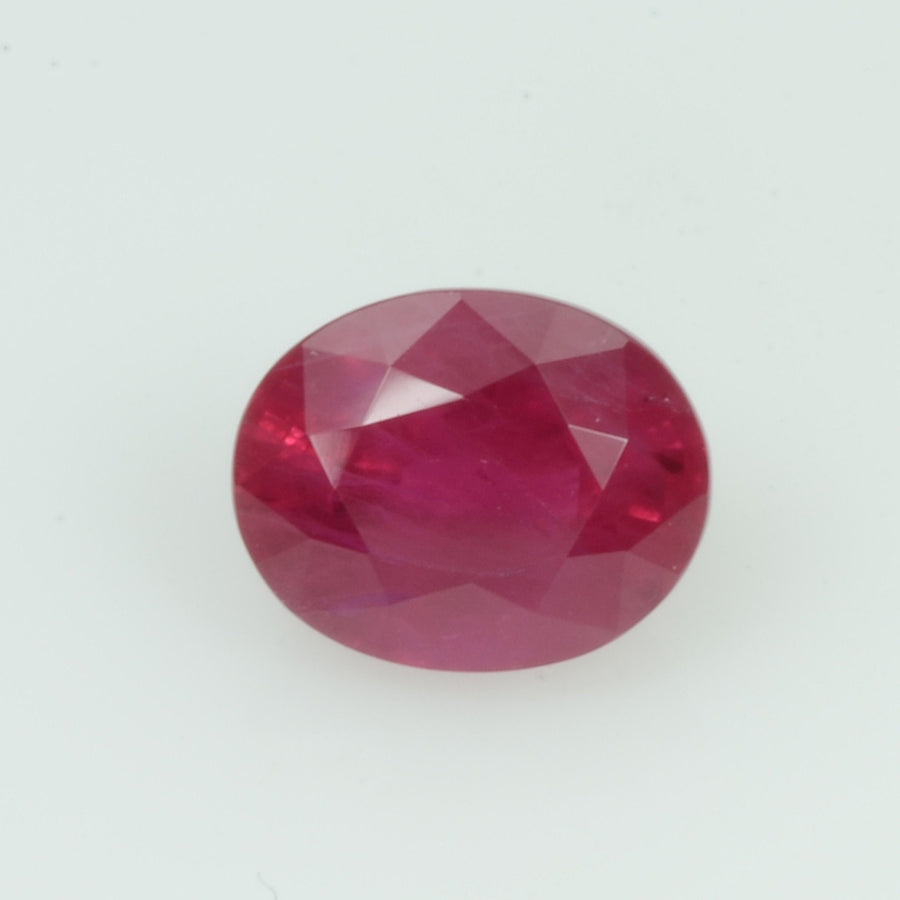 1.07 Cts Natural Burma Ruby Loose Gemstone Oval Cut