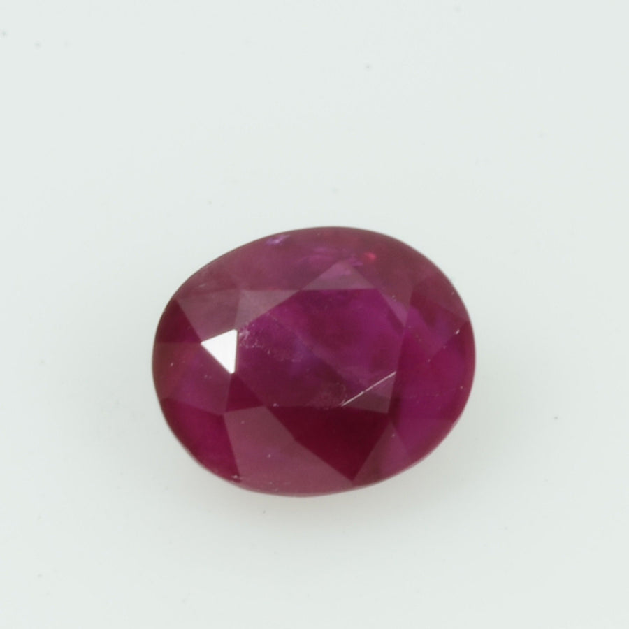 0.93 Cts Natural Burma Ruby Loose Gemstone Oval Cut