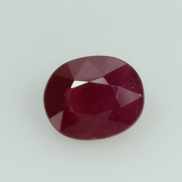 1.21 Cts Natural Burma Ruby Loose Gemstone Oval Cut