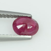 0.69 Cts Natural Burma Ruby Loose Gemstone Oval Cut