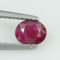 0.69 Cts Natural Burma Ruby Loose Gemstone Oval Cut