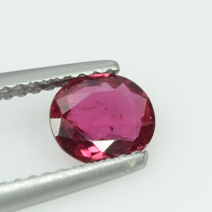 0.75 cts Natural Ruby Loose Gemstone Oval Cut