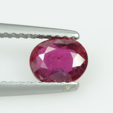 0.85 cts Natural Ruby Loose Gemstone Oval Cut