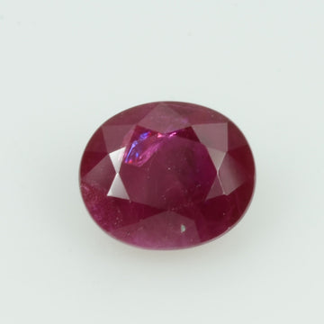 1.09 cts Natural Burma Ruby Loose Gemstone Oval Cut