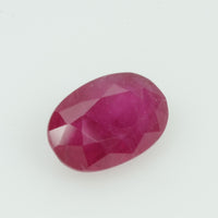 1.07 cts Natural Burma Ruby Loose Gemstone Oval Cut