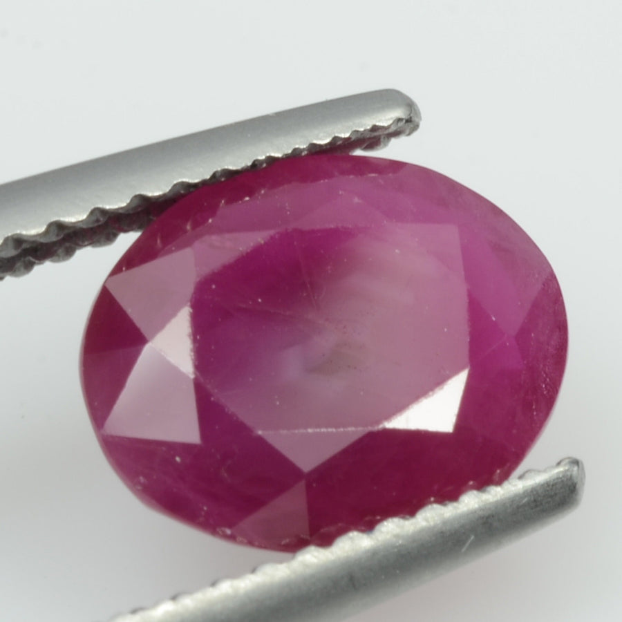 2.42 cts Natural Burma Ruby Loose Gemstone Oval Cut