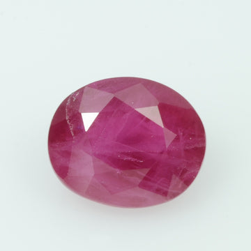 1.91 cts Natural Burma Ruby Loose Gemstone Oval Cut