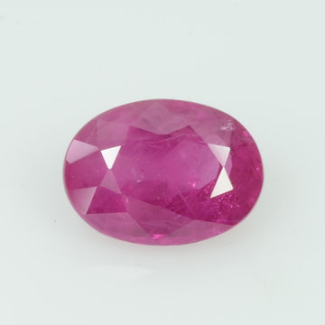 1.25 cts Natural Burma Ruby Loose Gemstone Oval Cut