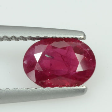 1.12 cts Natural Burma Ruby Loose Gemstone Oval Cut