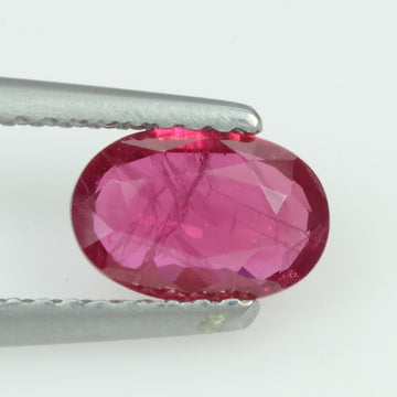 0.88 cts Natural Burma Ruby Loose Gemstone Oval Cut