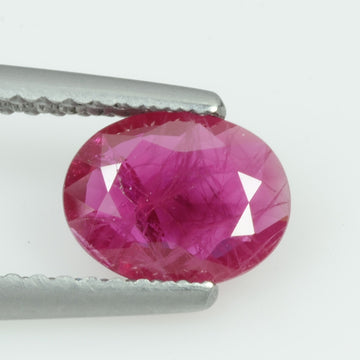 0.78 cts Natural Burma Ruby Loose Gemstone Oval Cut