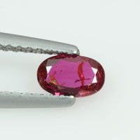 0.37 cts Natural Burma Ruby Loose Gemstone Oval Cut