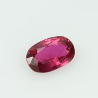 0.66 cts Natural Burma Ruby Loose Gemstone Oval Cut