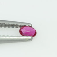 0.15 cts Natural Burma Ruby Loose Gemstone Oval Cut