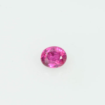 0.14 cts Natural Burma Ruby Loose Gemstone Oval Cut