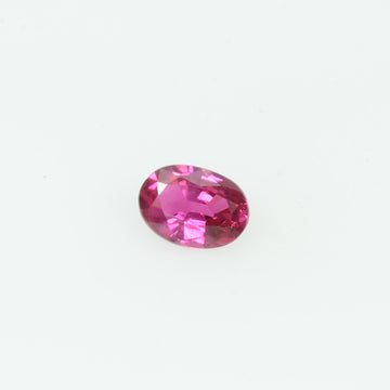 0.12 cts Natural Burma Ruby Loose Gemstone Oval Cut