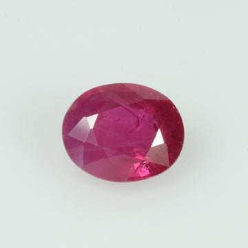 0.59 Cts Natural Burma Ruby Loose Gemstone Oval Cut