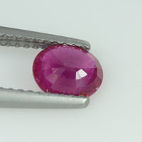 0.91 Cts Natural Burma Ruby Loose Gemstone Oval Cut