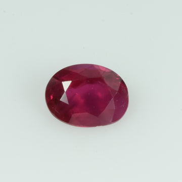 0.60 Cts Natural Burma Ruby Loose Gemstone Oval Cut