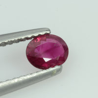 0.40 Cts Natural Vietnam Ruby Loose Gemstone Oval Cut