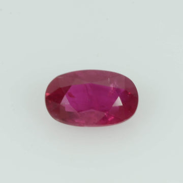 0.53 Cts Natural Vietnam Ruby Loose Gemstone Oval Cut