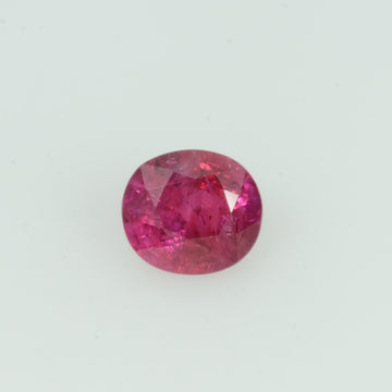 0.33 Cts Natural Vietnam Ruby Loose Gemstone Oval Cut