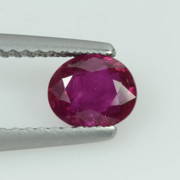 0.79 Cts Natural Vietnam Ruby Loose Gemstone Oval Cut