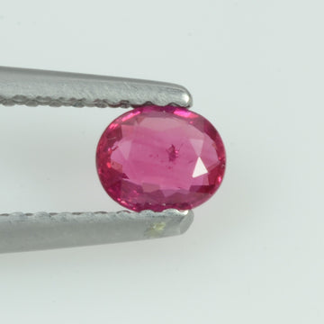 0.38 Cts Natural Vietnam Ruby Loose Gemstone Oval Cut