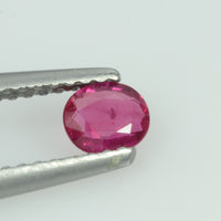 0.38 Cts Natural Vietnam Ruby Loose Gemstone Oval Cut