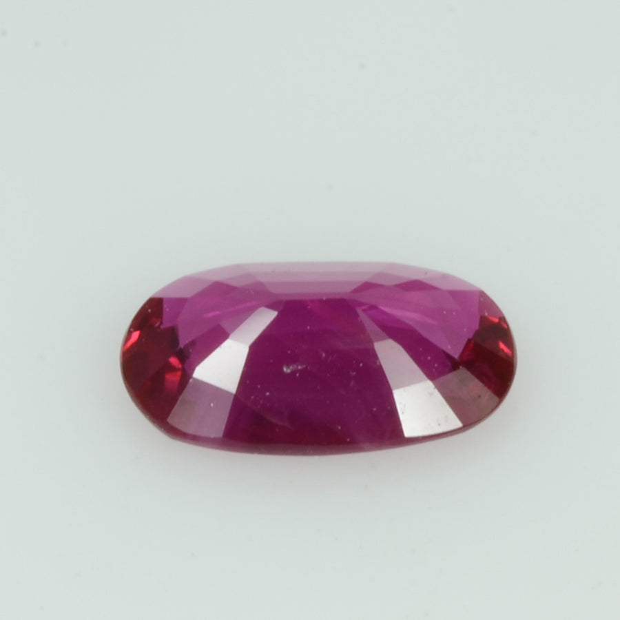 0.76 Cts Natural Vietnam Ruby Loose Gemstone Oval Cut