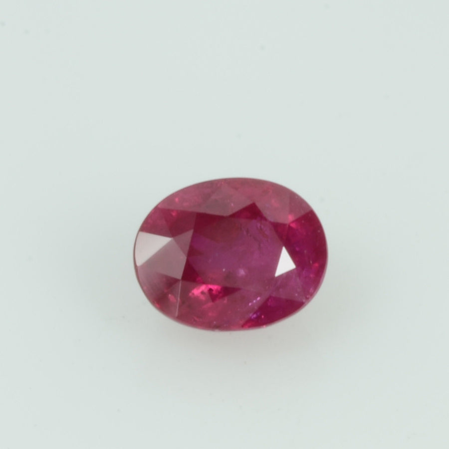 0.62 Cts Natural Vietnam Ruby Loose Gemstone Oval Cut