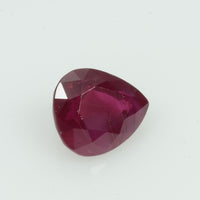 0.94 cts Natural Burma Ruby Loose Gemstone Pear Cut