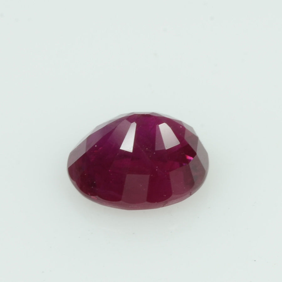 0.96 Cts Natural Burma Ruby Loose Gemstone Oval Cut