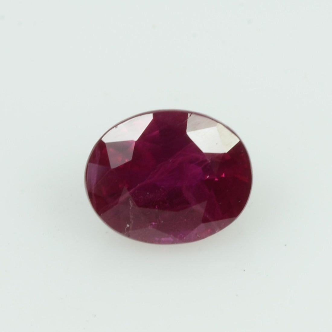 0.96 Cts Natural Burma Ruby Loose Gemstone Oval Cut