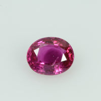 0.59 Cts Unheated Natural Burma Ruby Loose Gemstone Oval Cut