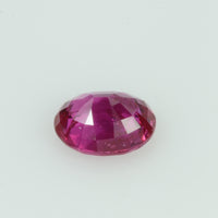 0.59 Cts Unheated Natural Burma Ruby Loose Gemstone Oval Cut