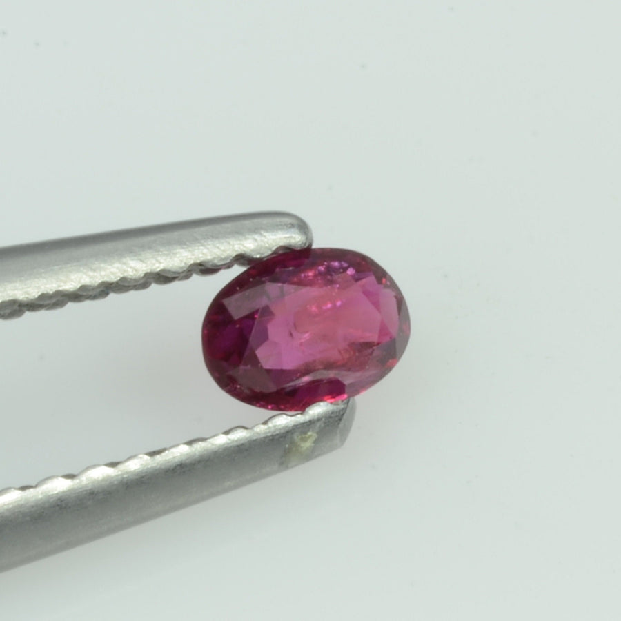 0.19 Cts Natural Burma Ruby Loose Gemstone Oval Cut