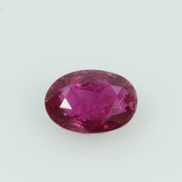 0.62 Cts Unheated Natural Burma Ruby Loose Gemstone Oval Cut