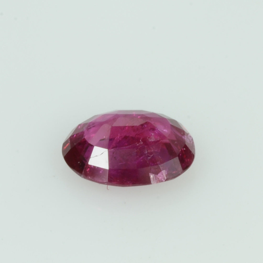 0.62 Cts Unheated Natural Burma Ruby Loose Gemstone Oval Cut