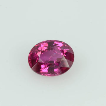 0.52 Cts Natural Burma Ruby Loose Gemstone Oval Cut