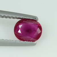 0.92 Cts Natural Burma Ruby Loose Gemstone Oval Cut