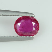 0.73 Cts Natural Burma Ruby Loose Gemstone Oval Cut