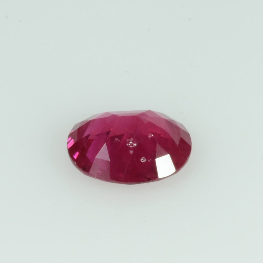 0.69 Cts Natural Burma Ruby Loose Gemstone Oval Cut