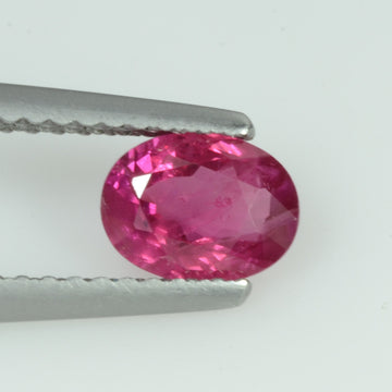 0.81 Cts Natural Burma Ruby Loose Gemstone Oval Cut